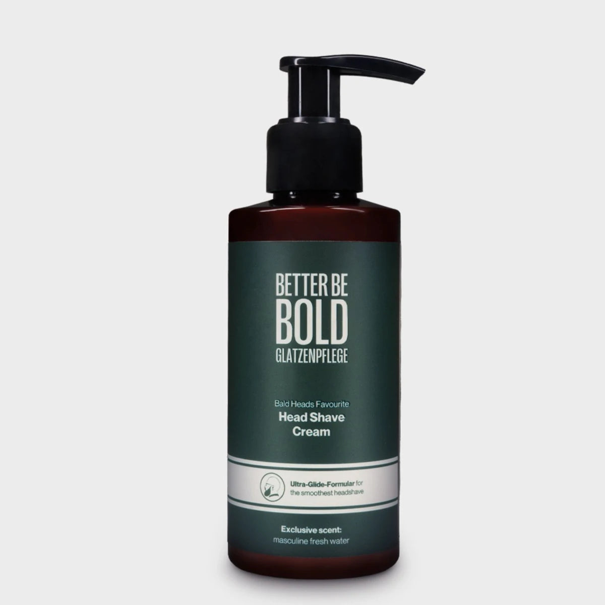 Head Shave Cream, Ultra-glide Formel, 150 ml.