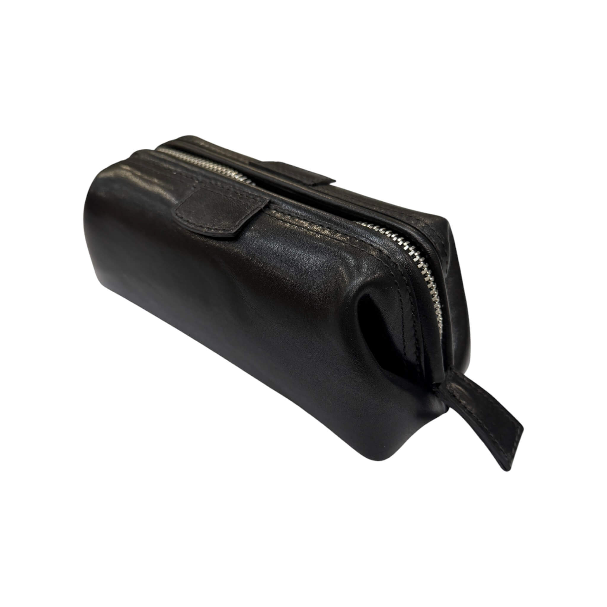 Kulturtasche, klein, Leder