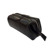 Kulturtasche, klein, Leder