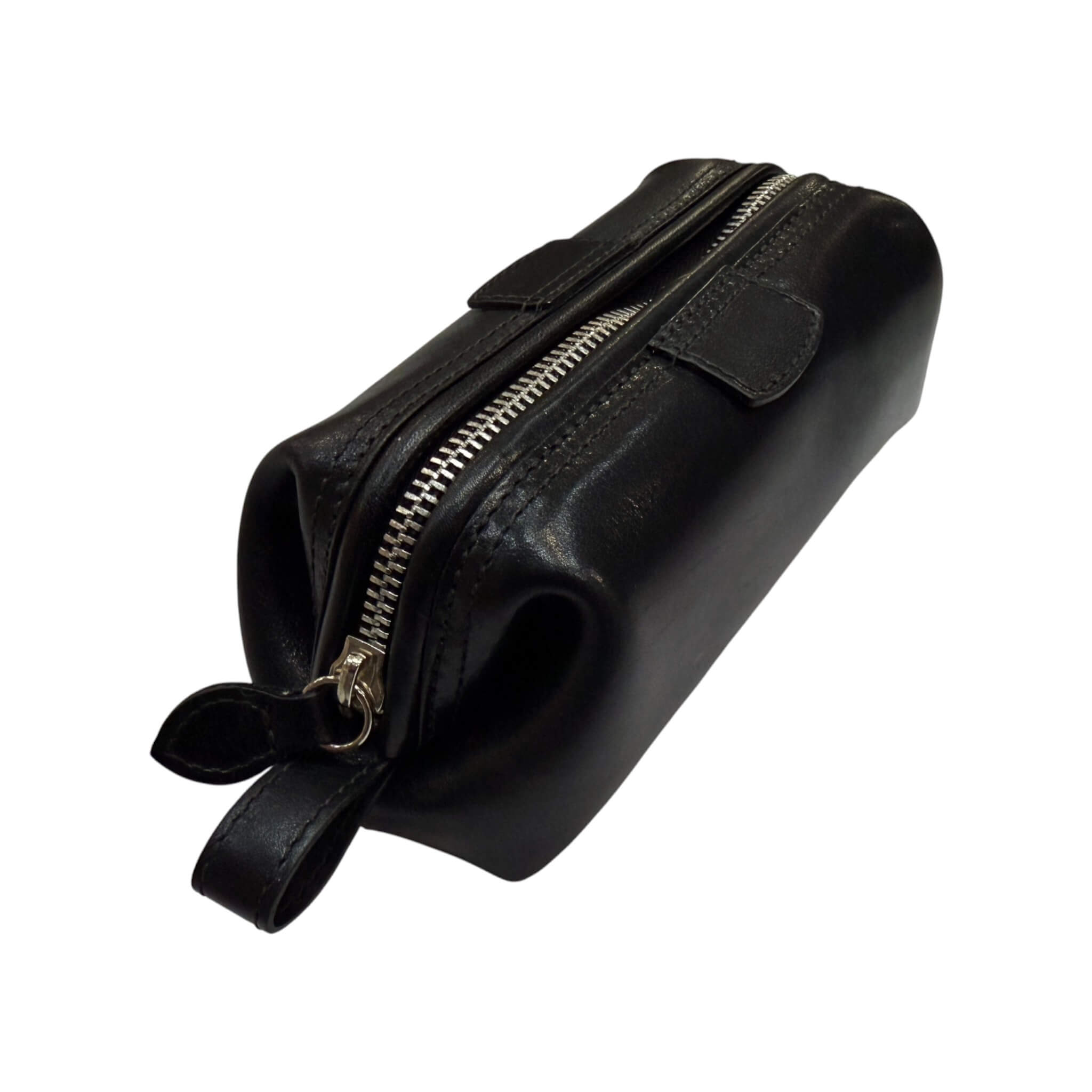 Kulturtasche, klein, Leder
