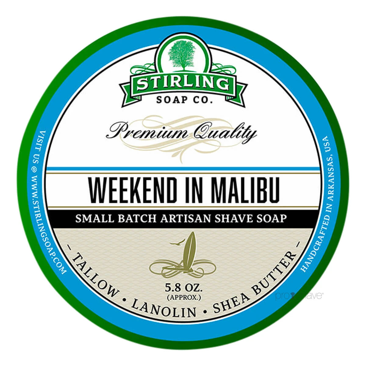 Rasierseife, Weekend in Malibu, 170 ml.