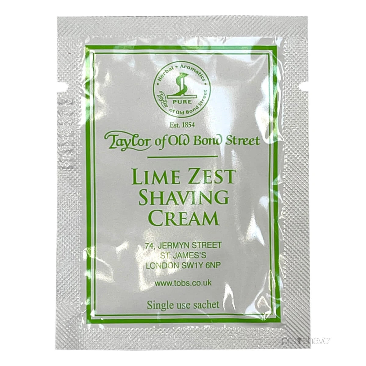 Rasiercreme, Lime Zest, 5 ml, PROBE