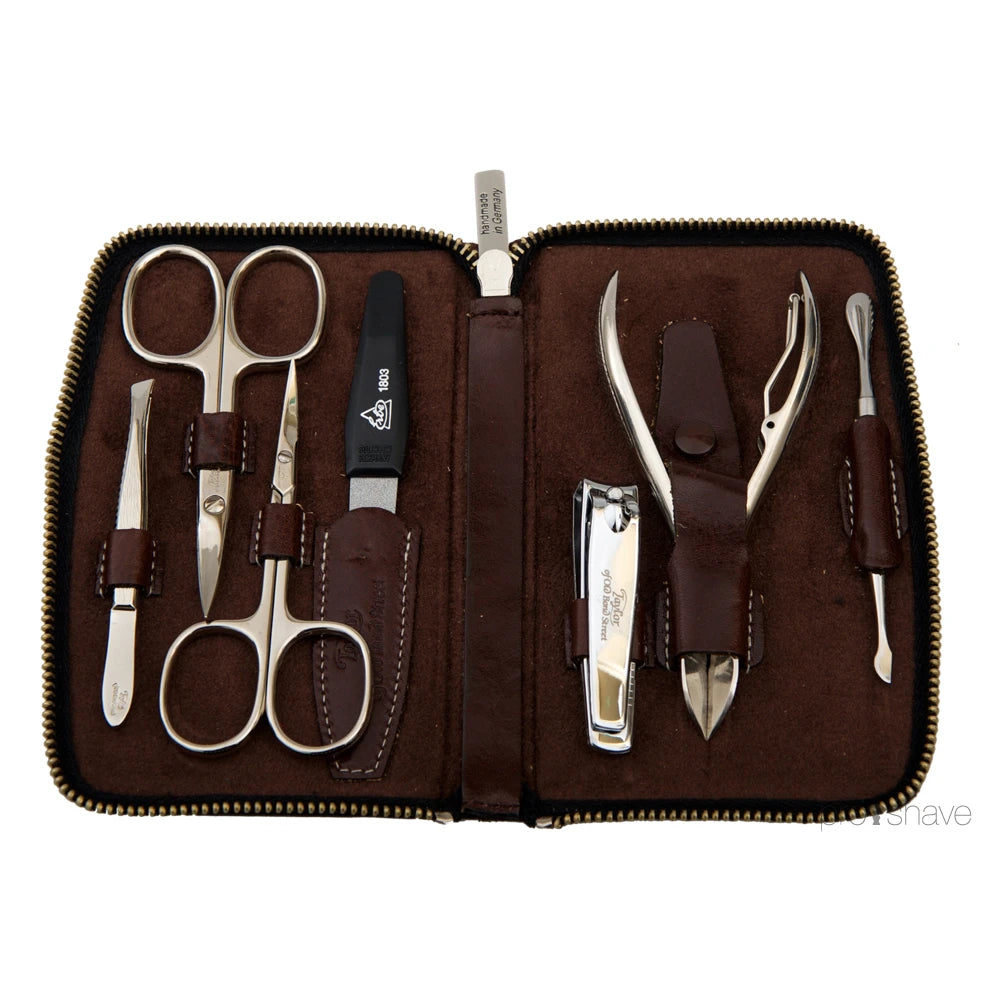 Luxuriöses Maniküre Set, Braun