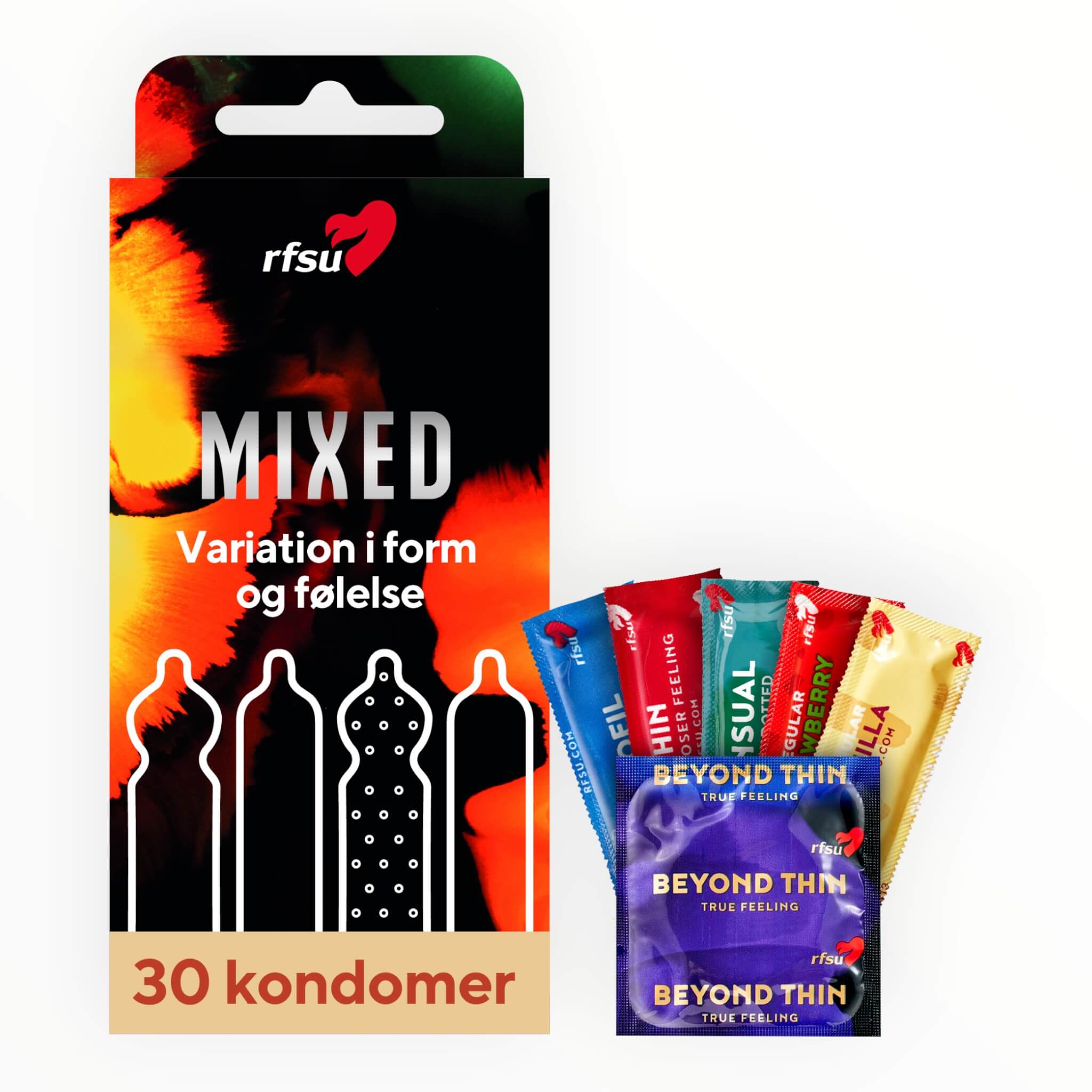 Mixed-Kondome, 30 Stück