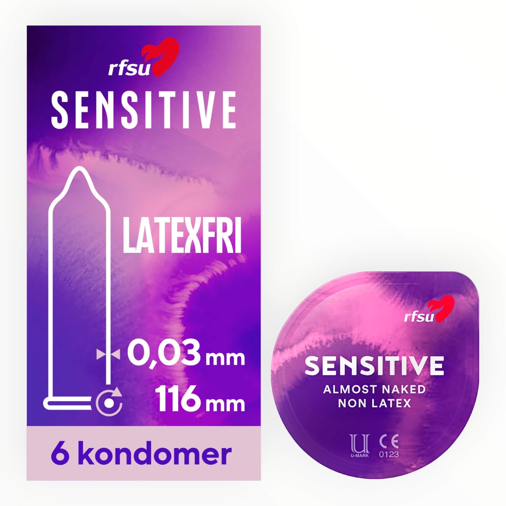Sensitive Kondome, 6 Stück