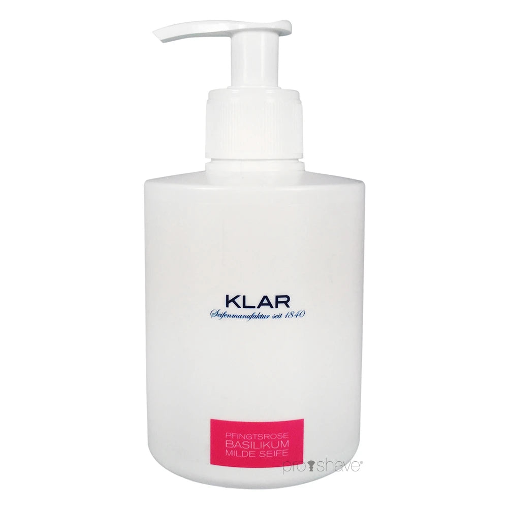Flüssige Seife für Hände und Körper, Pfingstrose und Basilikum, 300 ml.