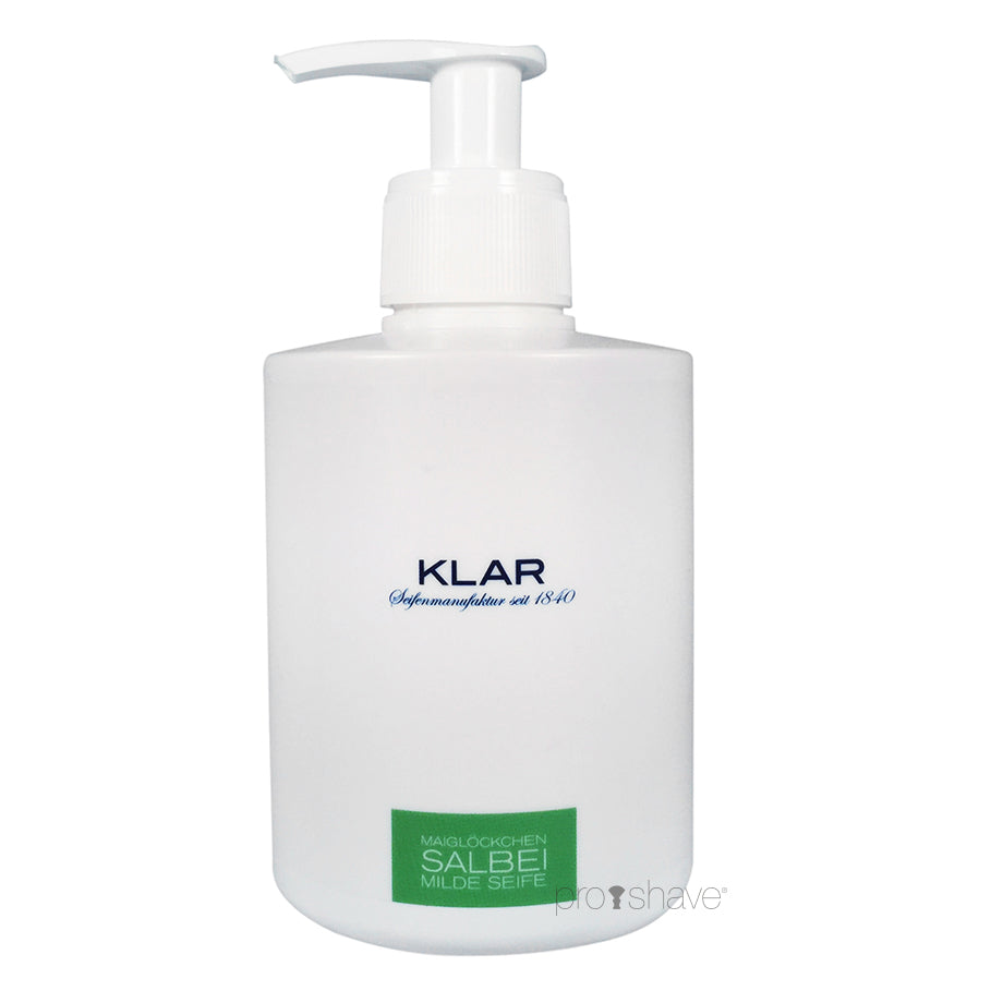 Flüssigseife für Hände und Körper, Maiglöckchen und Salbei, 300 ml.