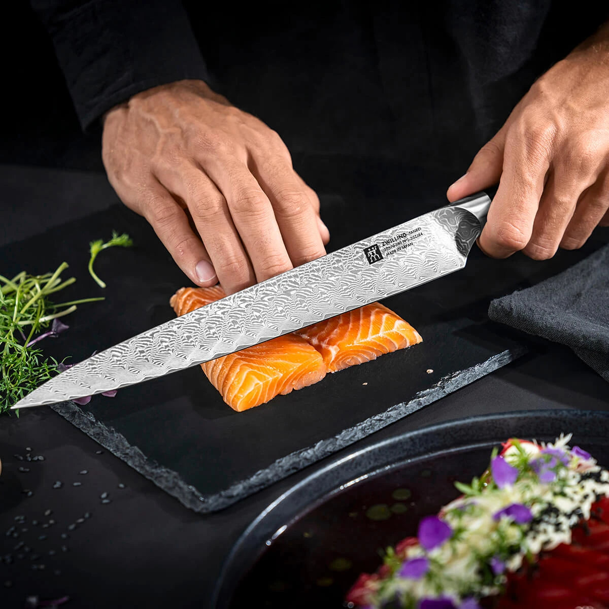 Zwilling Tanrei Tranchiermesser, Sujihiki 23 cm, Micarta
