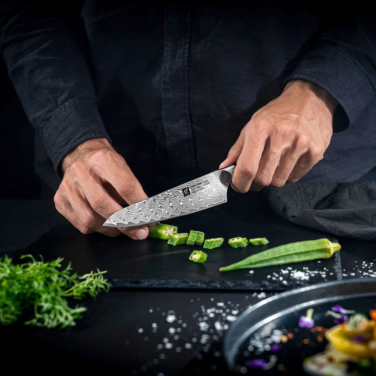 Zwilling Tanrei Compact Kochmesser 14 cm, Micarta