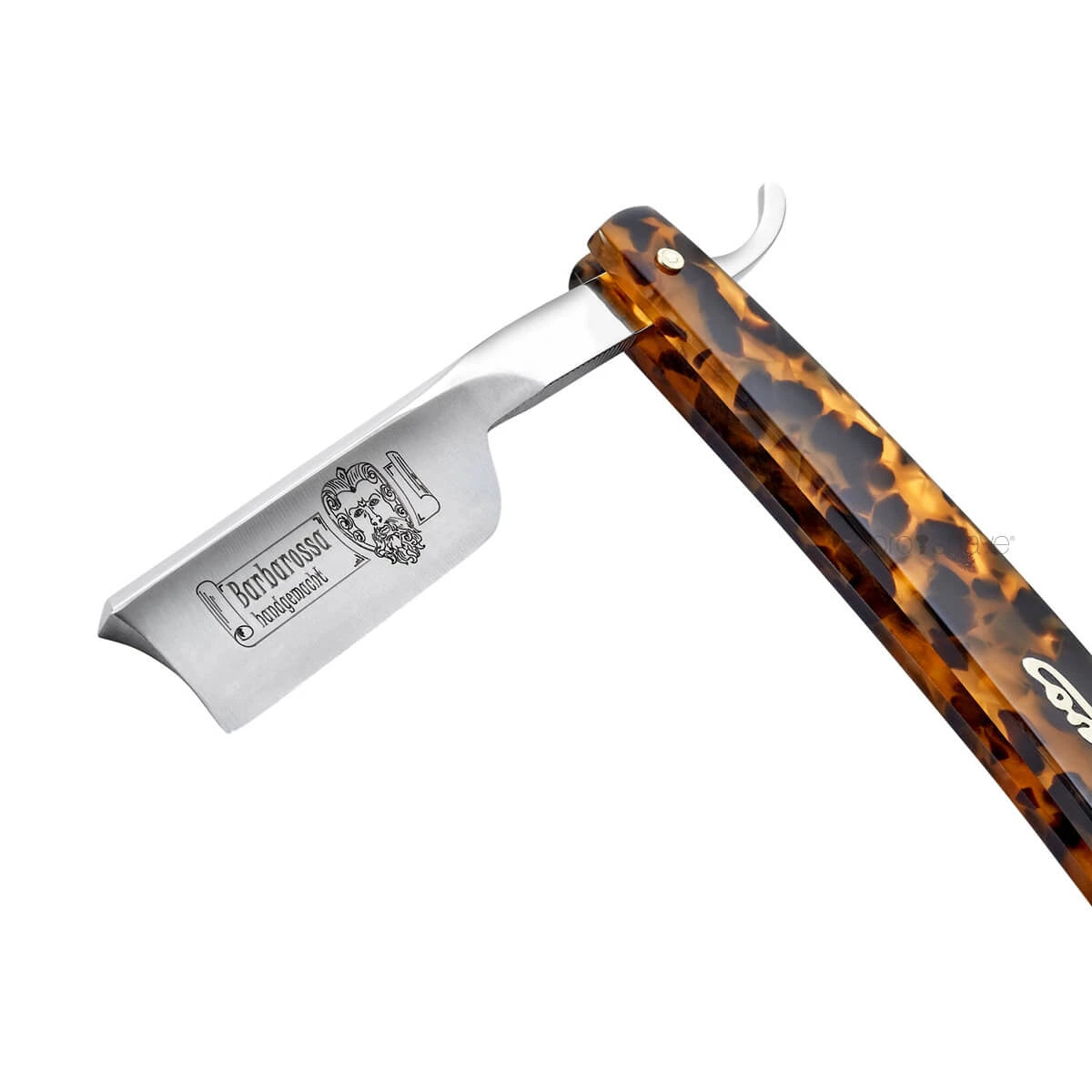 Rasiermesser 5/8, Spanische Spitze, Barbarossa, Kurz, Imit. Schildkröte Schild