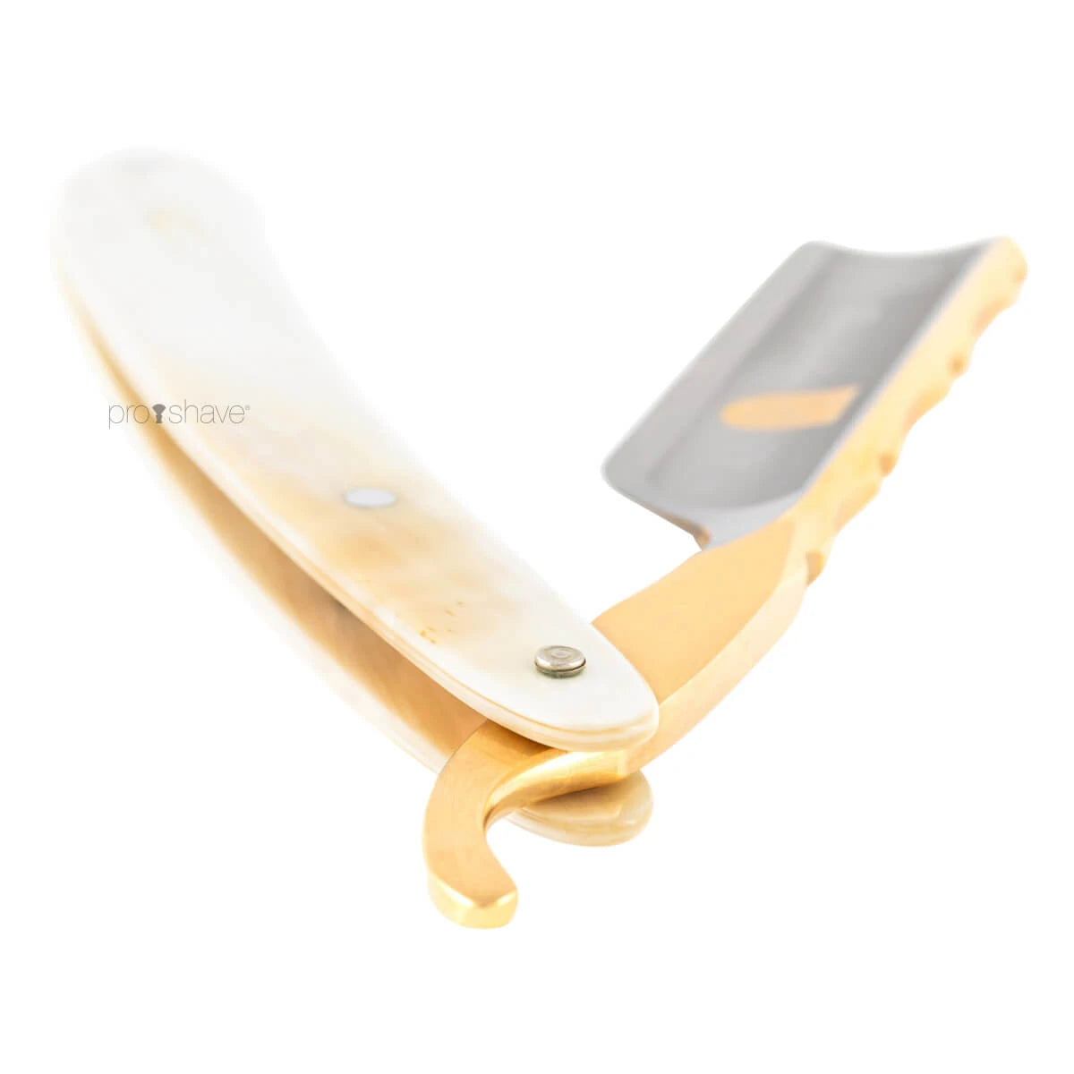 Rasiermesser 6/8, Spanische Spitze, Bergischer Löwe, Horn