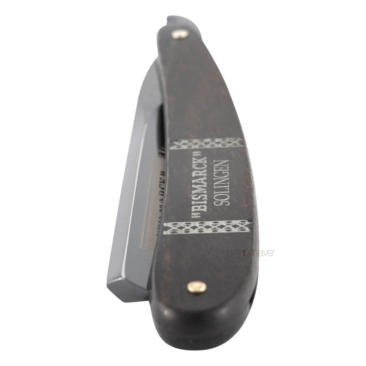 Rasiermesser 6/8, Runde Nase, Bismarck, Schwarz & Ebenholz