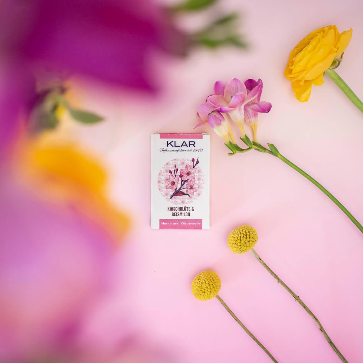 Seife, Kirschblüte & Reismilch, 100 gr.