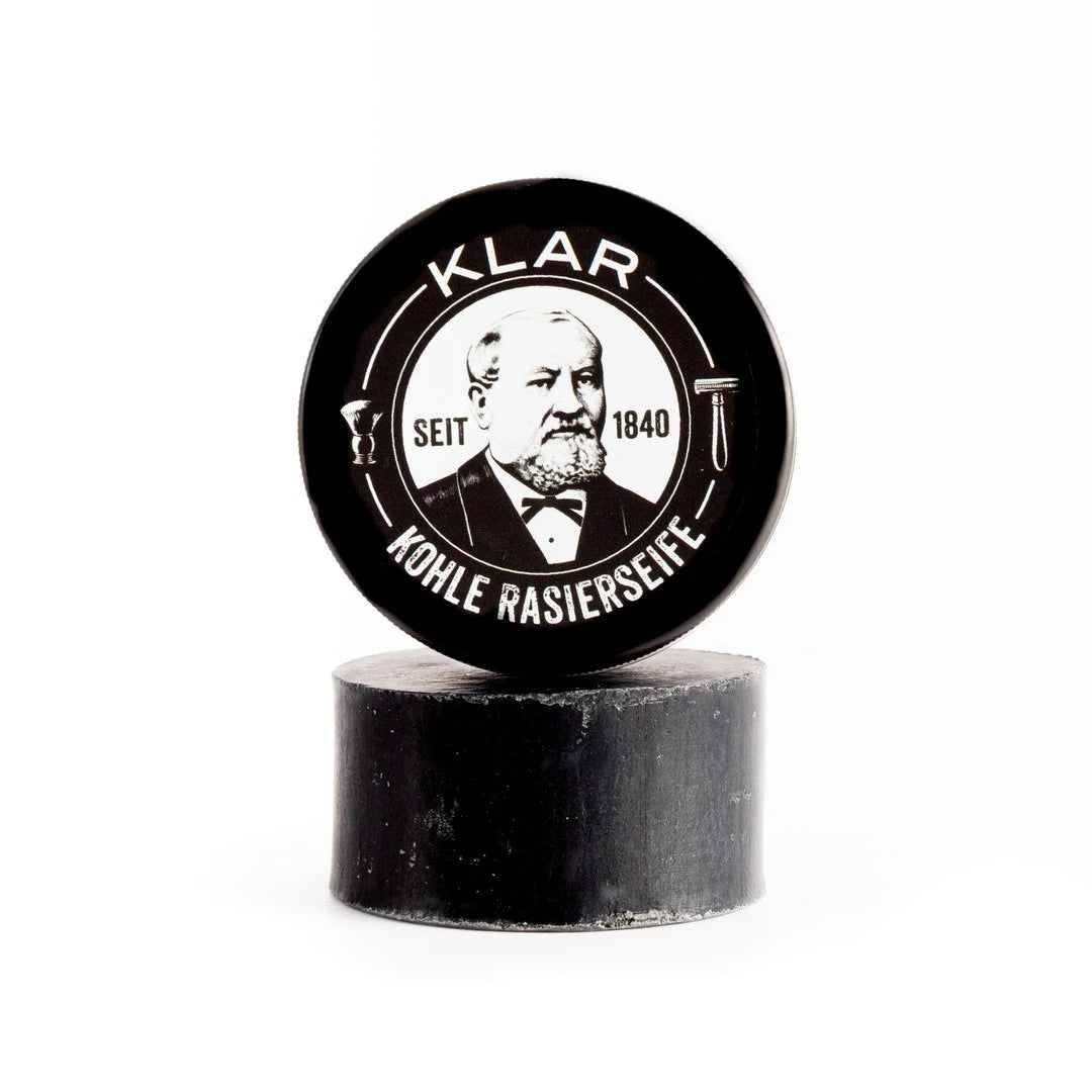 Rasierseife, Aktivierte Holzkohle, 110 gr.