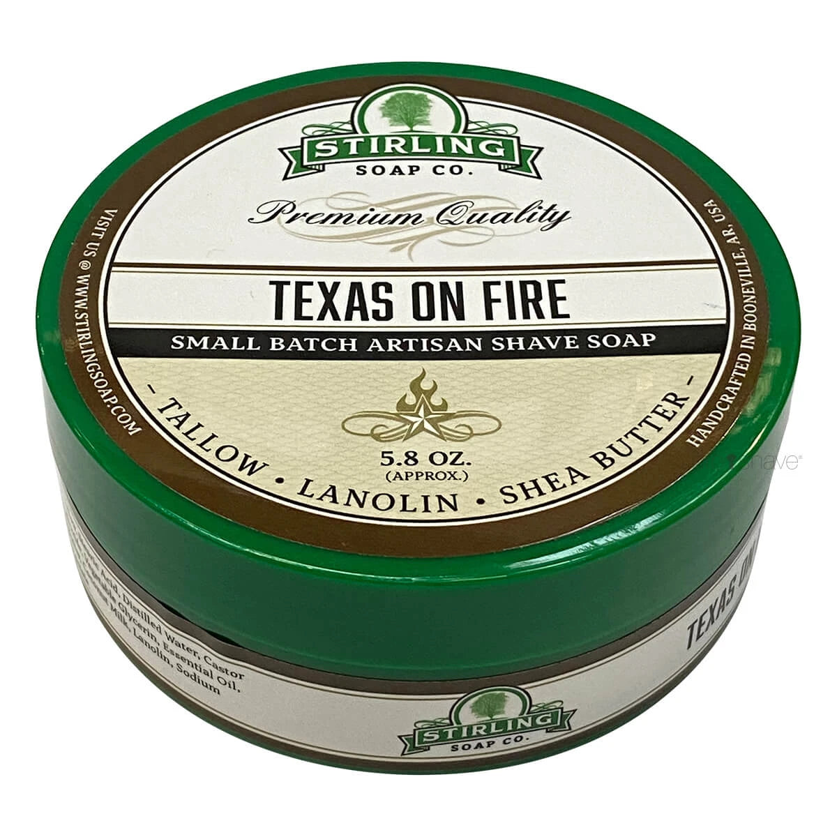 Rasierseife, Texas on Fire, 170 ml.