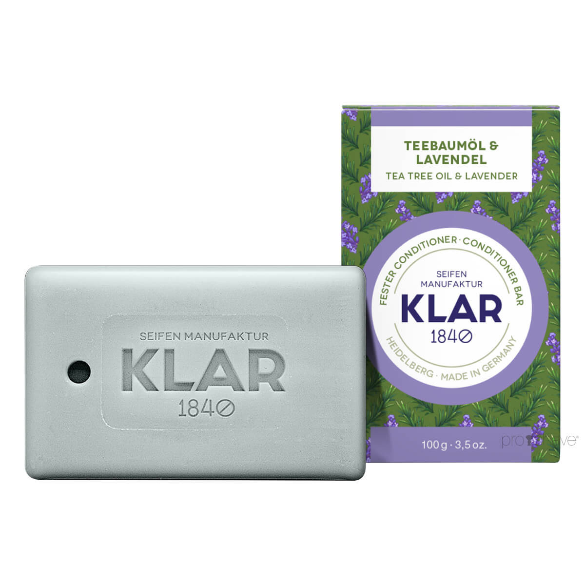 Conditioner Bar, Teebaumöl & Lavendel, 100 gr.