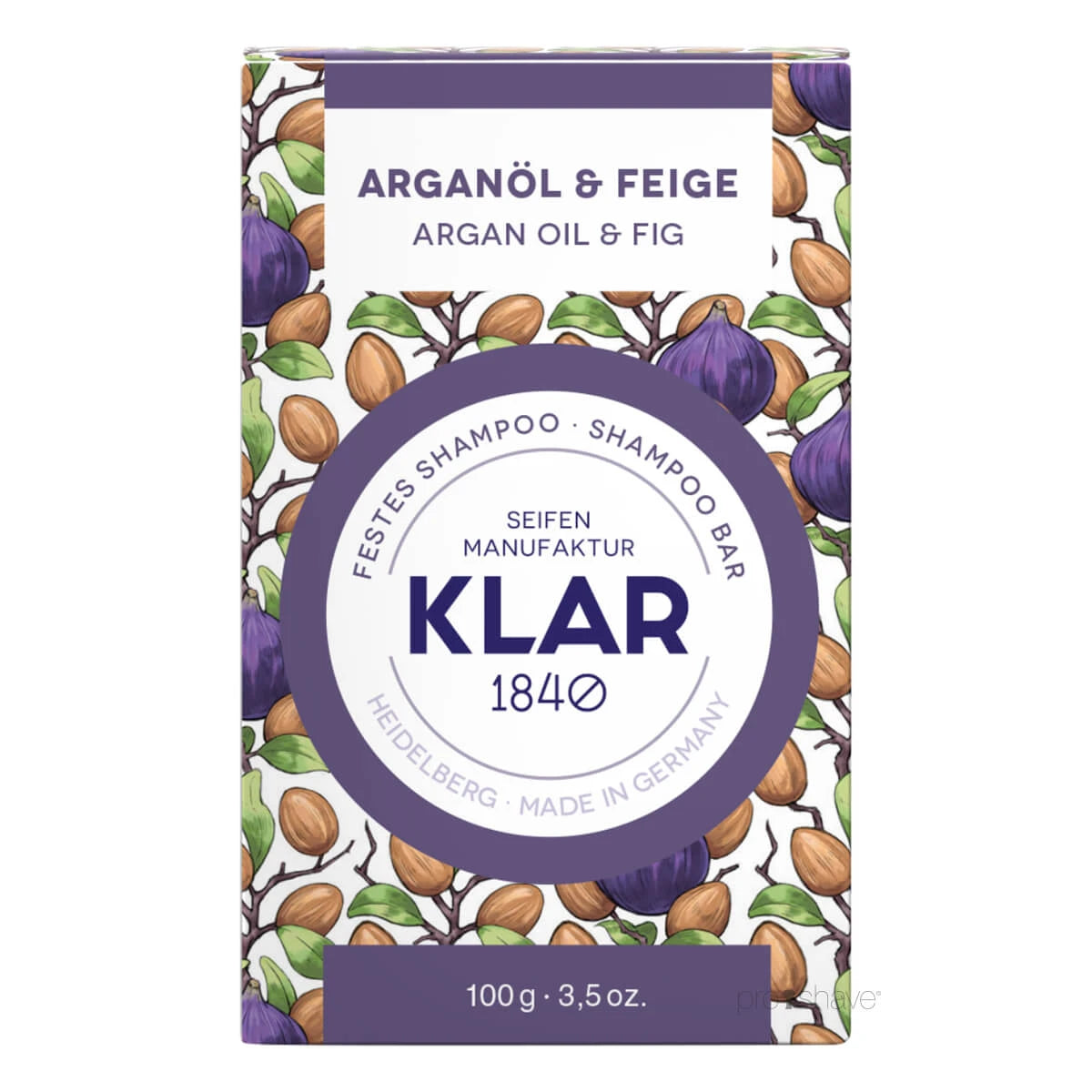 Shampoo Bar, Arganöl & Feige, 100 gr.