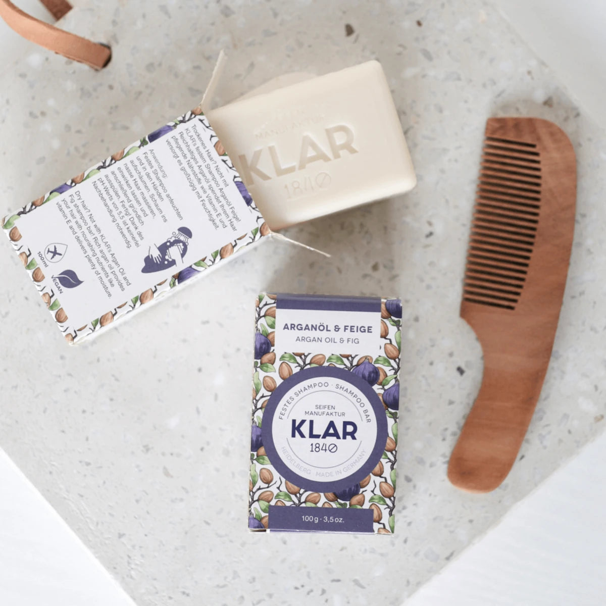 Shampoo Bar, Arganöl & Feige, 100 gr.
