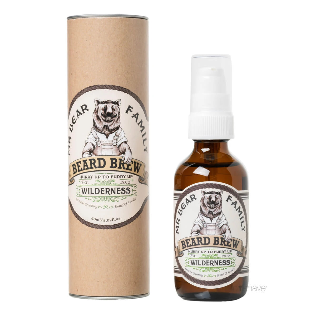Bartöl, Beard Brew Oil, Wilderness, 60 ml.