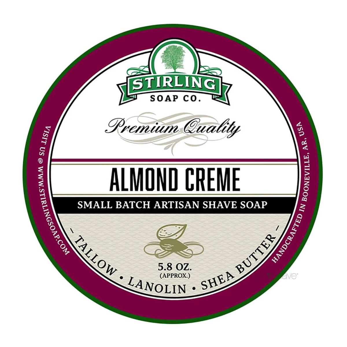 Rasierseife, Almond Creme, 170 ml.