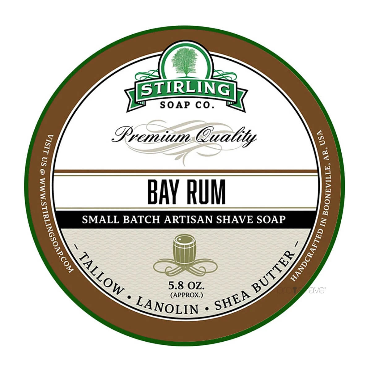 Rasierseife, Bay Rum, 170 ml.