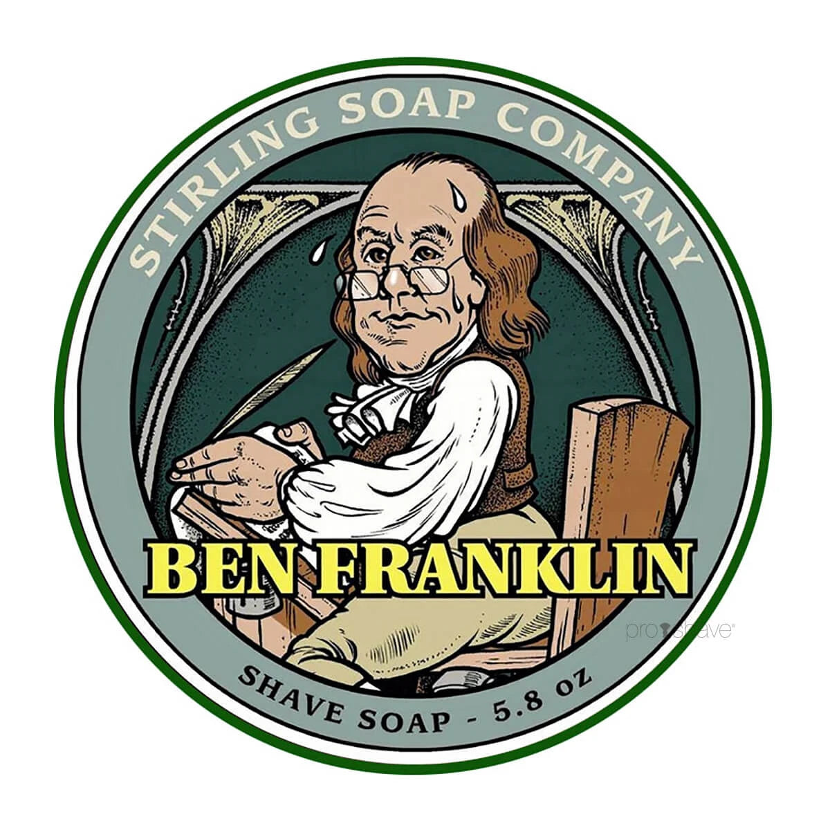 Rasierseife, Ben Franklin, 170 ml.