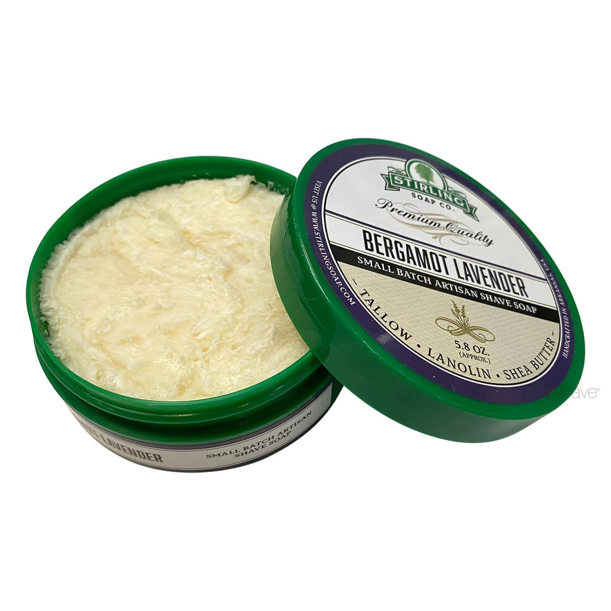 Rasierseife, Bergamot Lavender, 170 ml.