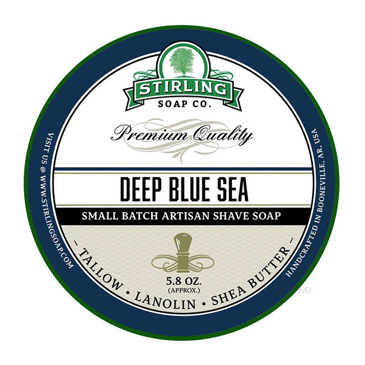 Rasierseife, Deep Blue Sea, 170 ml.