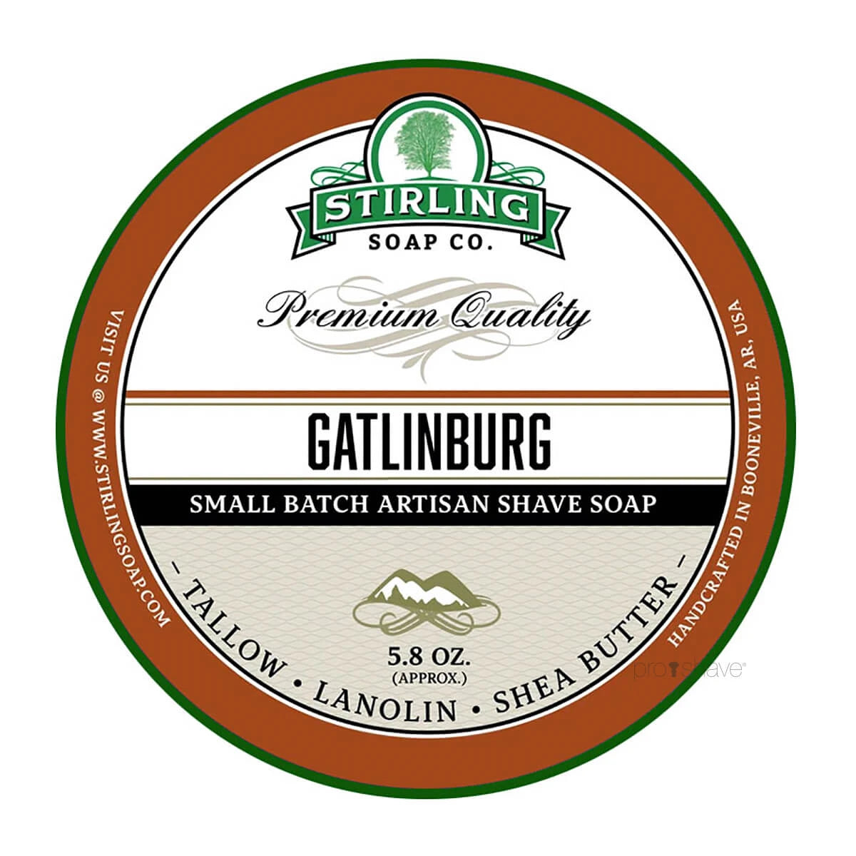 Rasierseife, Gatlinburg, 170 ml.