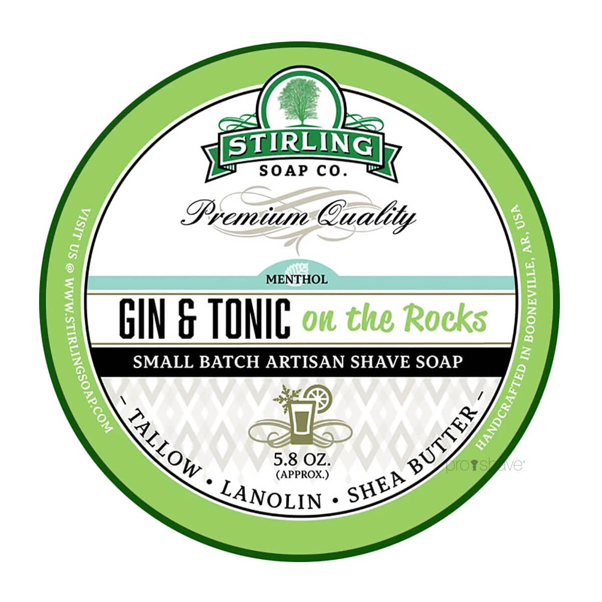 Rasierseife, Gin & Tonic on the Rocks, 170 ml.