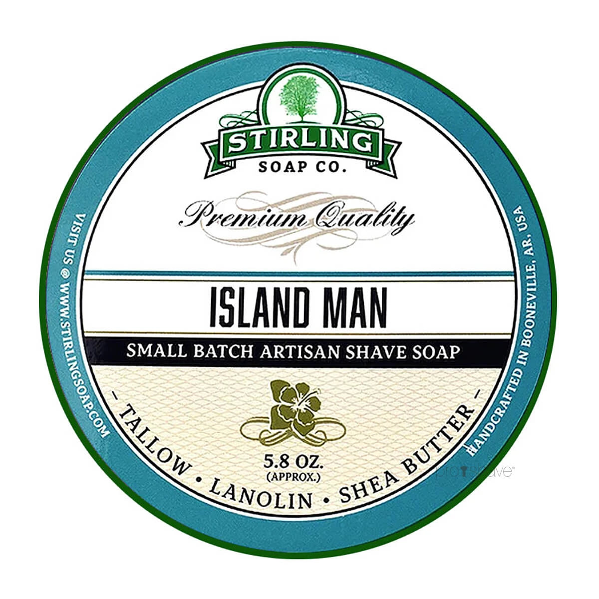 Rasierseife, Island Man, 170 ml.