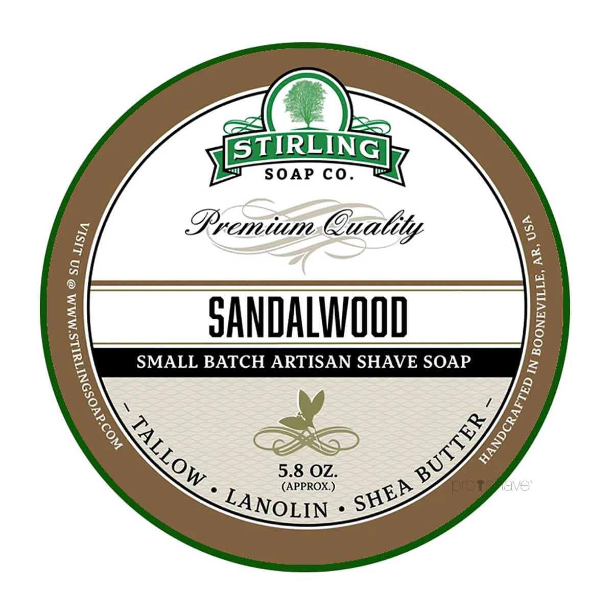 Rasierseife, Sandalwood, 170 ml.