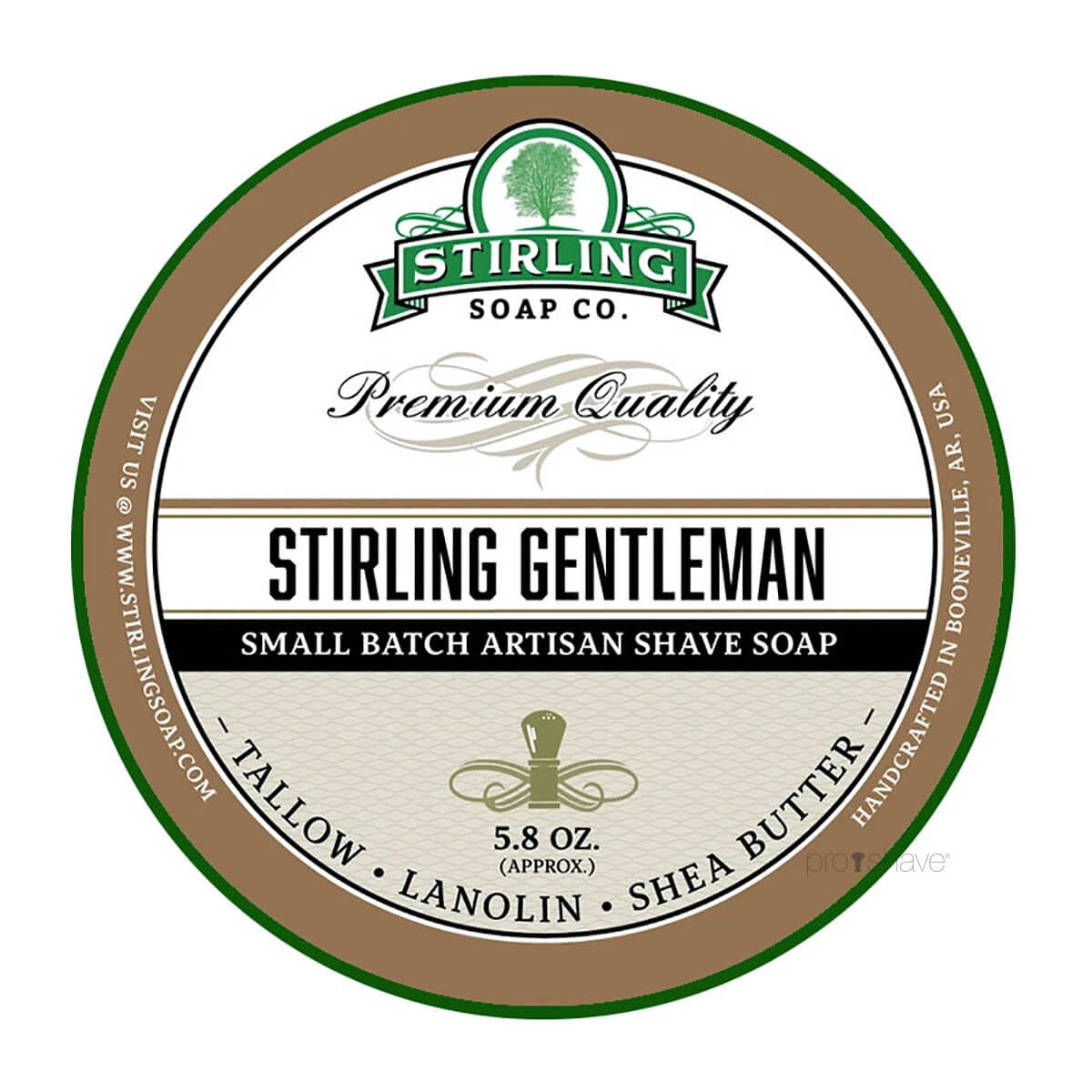 Rasierseife, Stirling Gentleman, 170 ml.