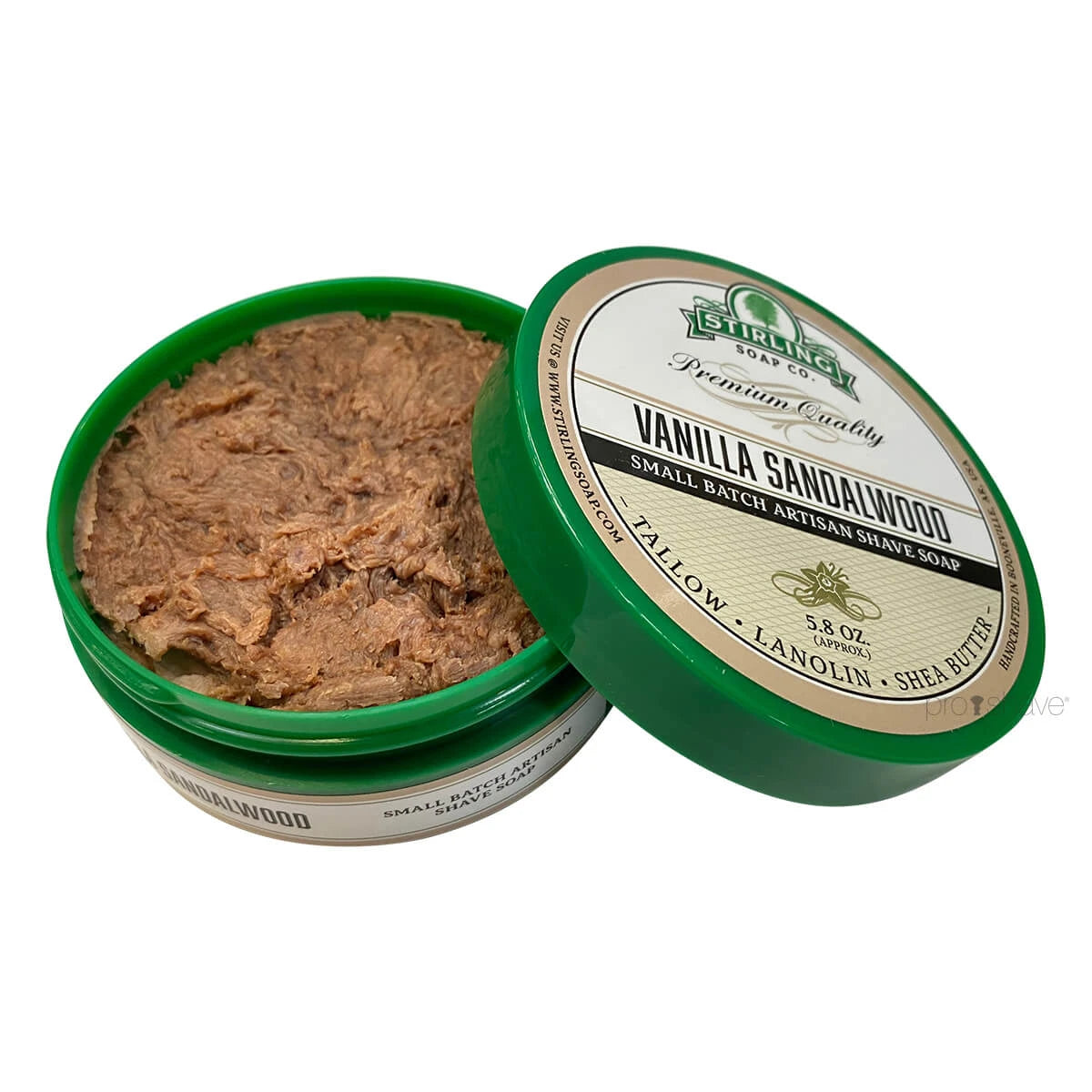 Rasierseife, Vanilla Sandalwood, 170 ml.