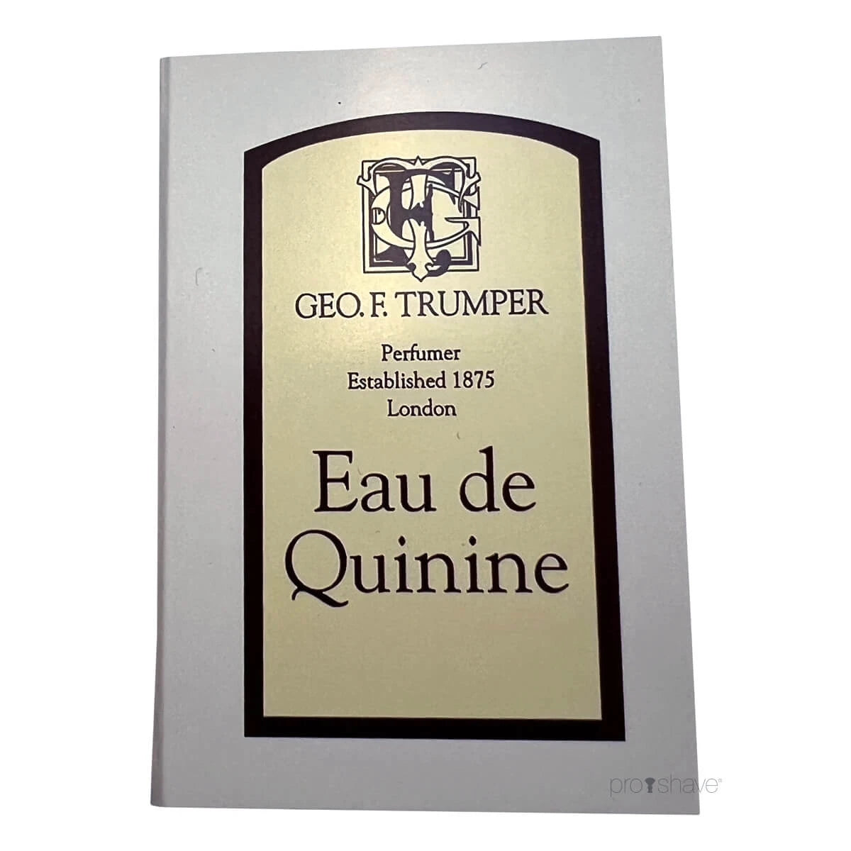 Kölnisch Wasser, Eau de Quinine, Probe, 2 ml.
