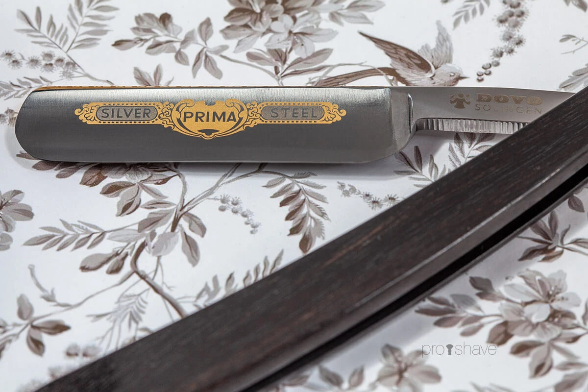 Rasiermesser 5/8, runde Nase, Prima, Ebenholz