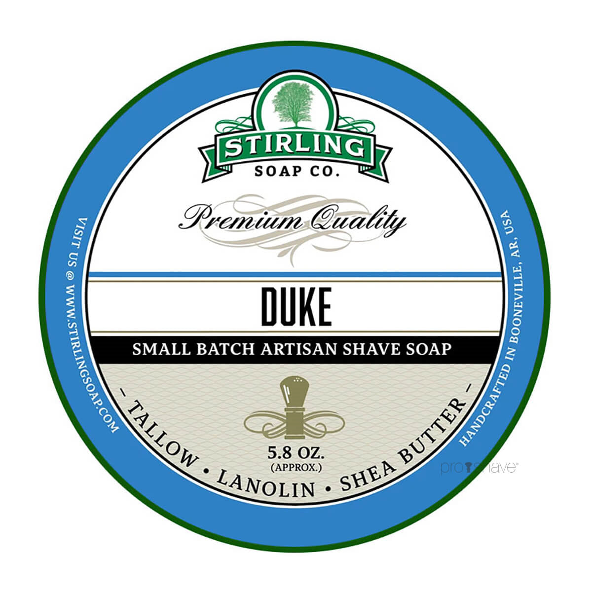 Rasierseife, Duke, 170 ml.