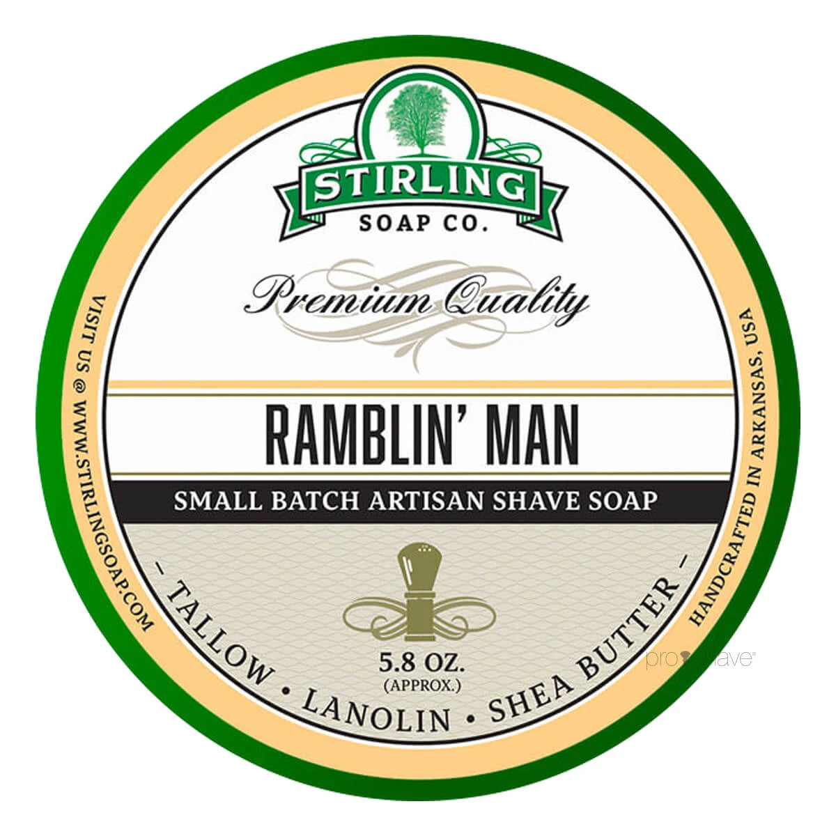 Rasierseife, Ramblin' Man, 170 ml.