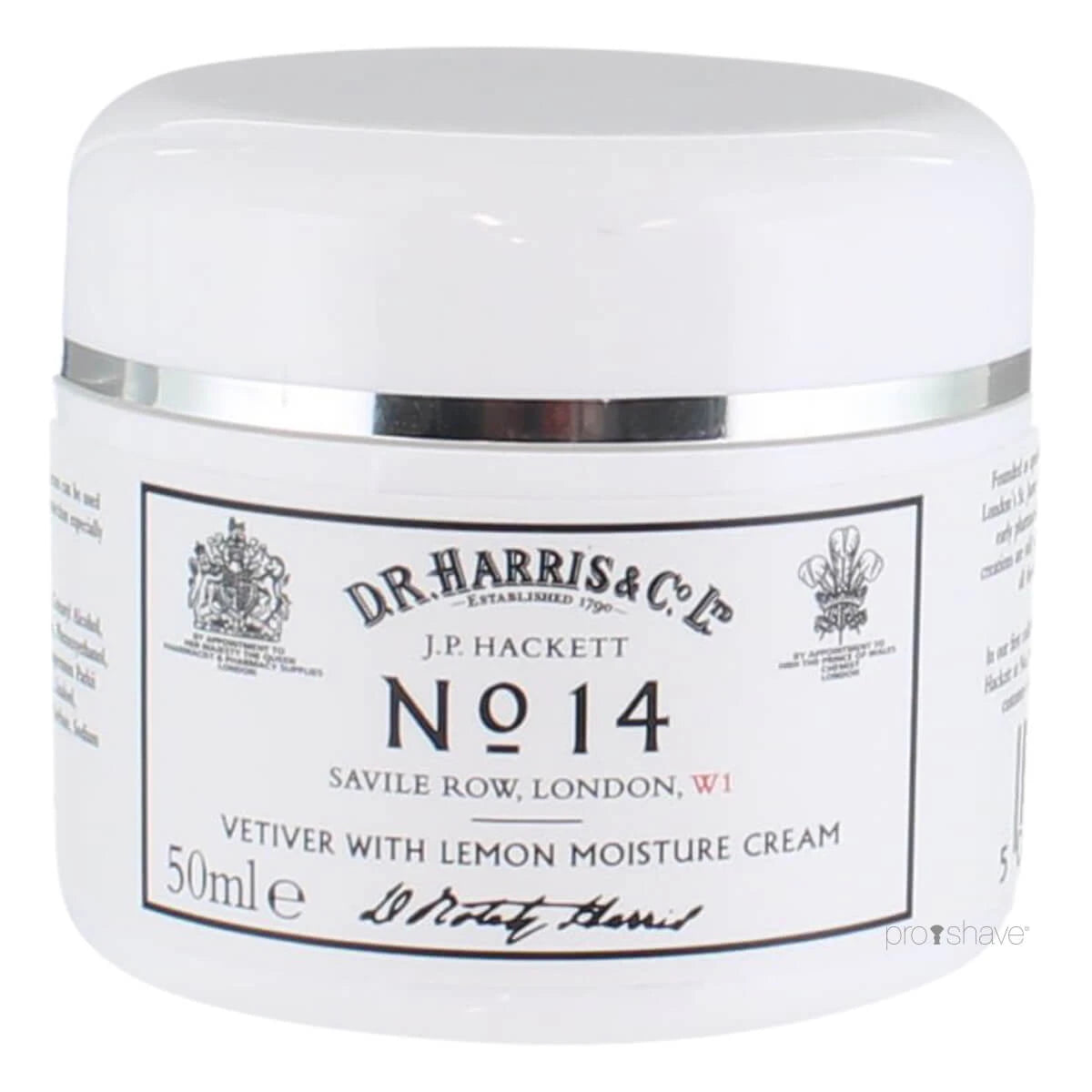 Nr. 14 Vetiver mit Zitrone Feuchtigkeitscreme, 50 ml.