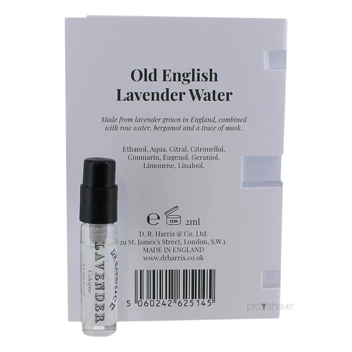 Old English Lavendelwasser Köln, PROBE, 2 ml.