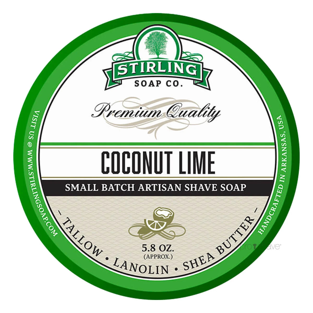 Rasierseife, Coconut Lime, 170 ml.