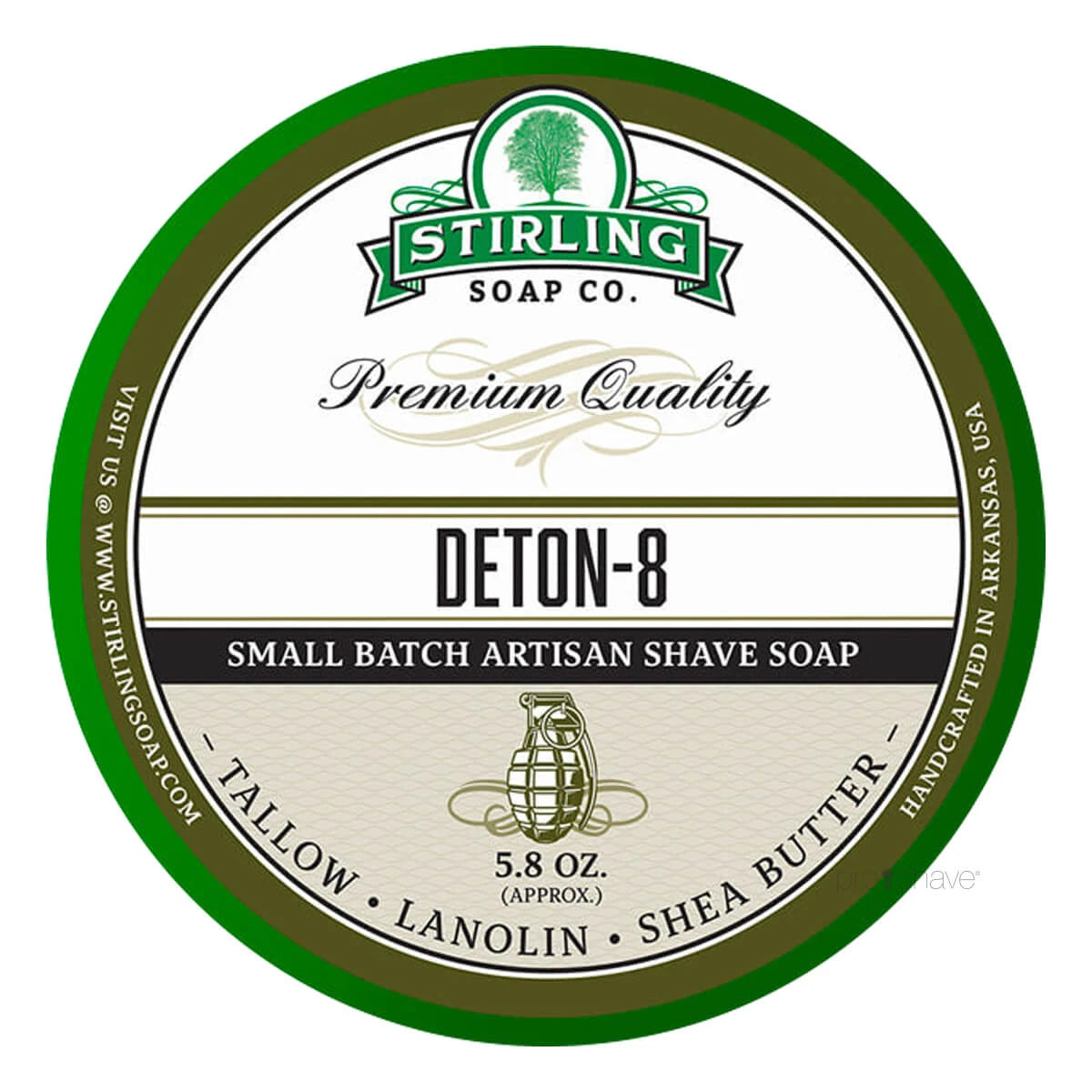 Rasierseife, Deton-8, 170 ml.