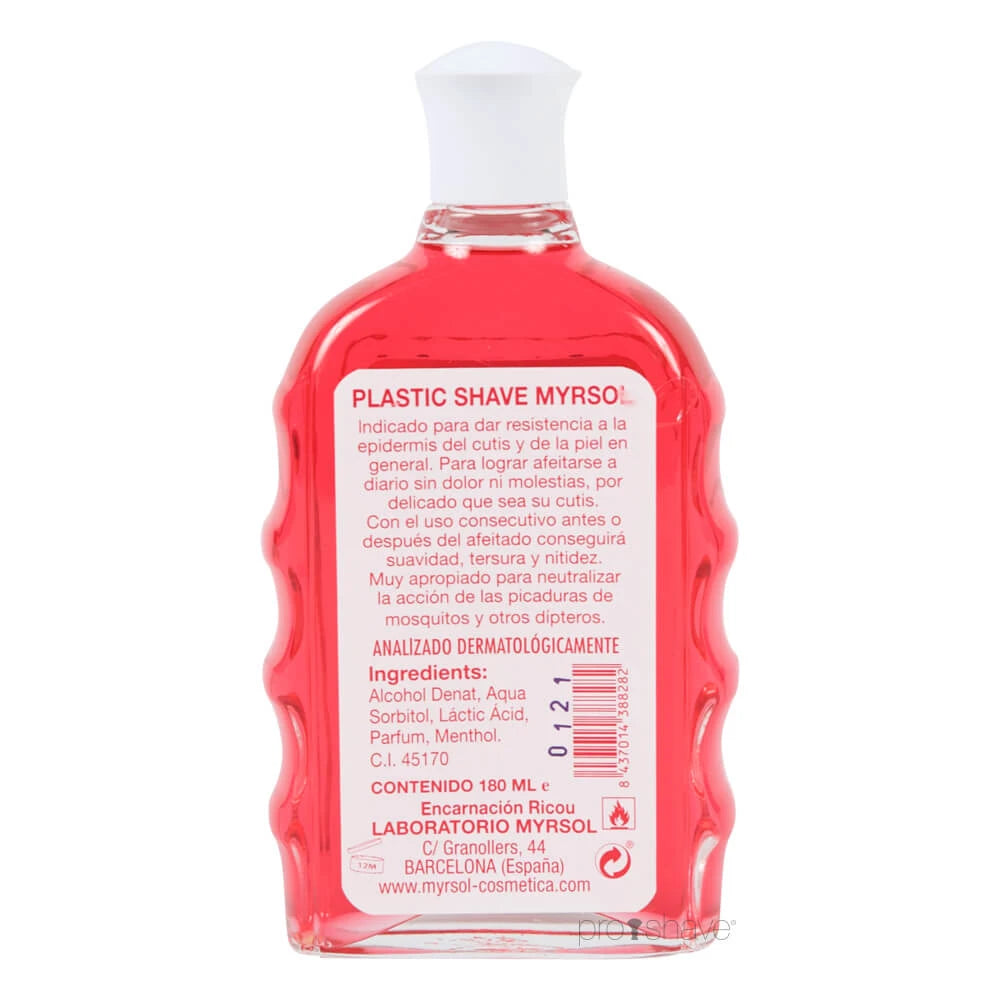 Aftershave Lotion, Plastik-Rasur, 180 ml.