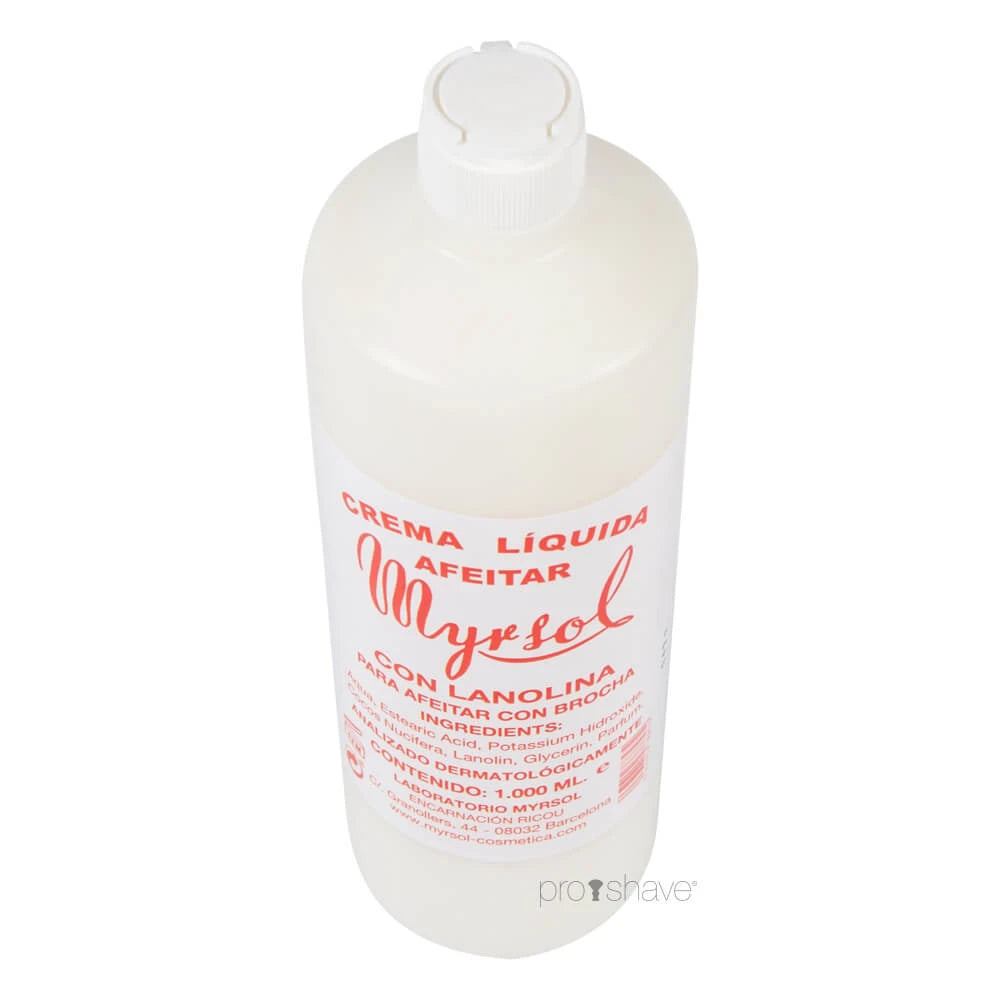 Rasiercreme, 1000 ml.