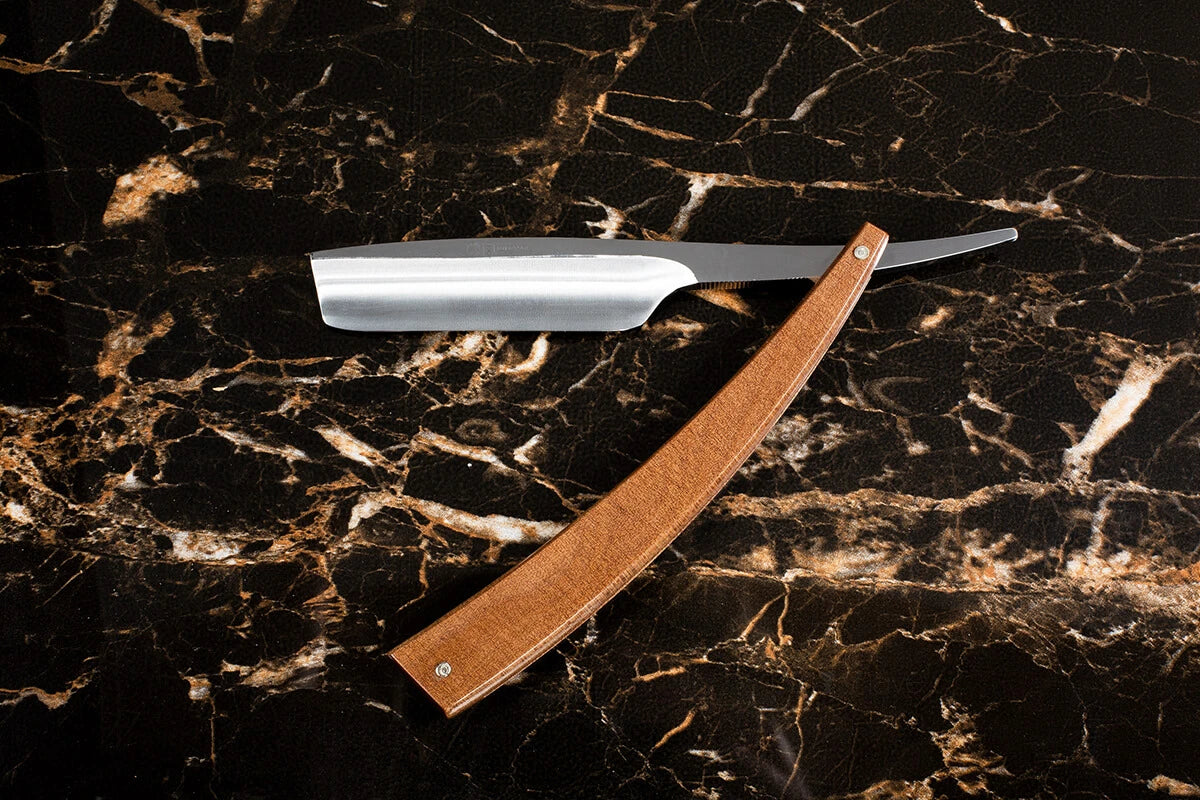 Rasiermesser 5/8, umgekehrte türkische Spitze, EDO, Buche