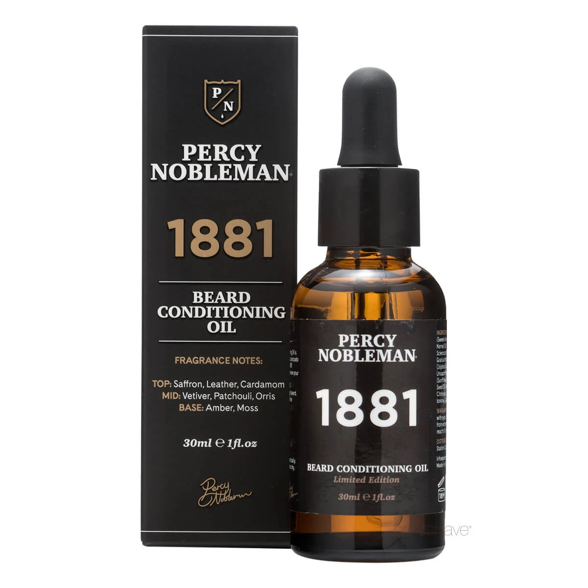 Bartöl, 1881, 30 ml.