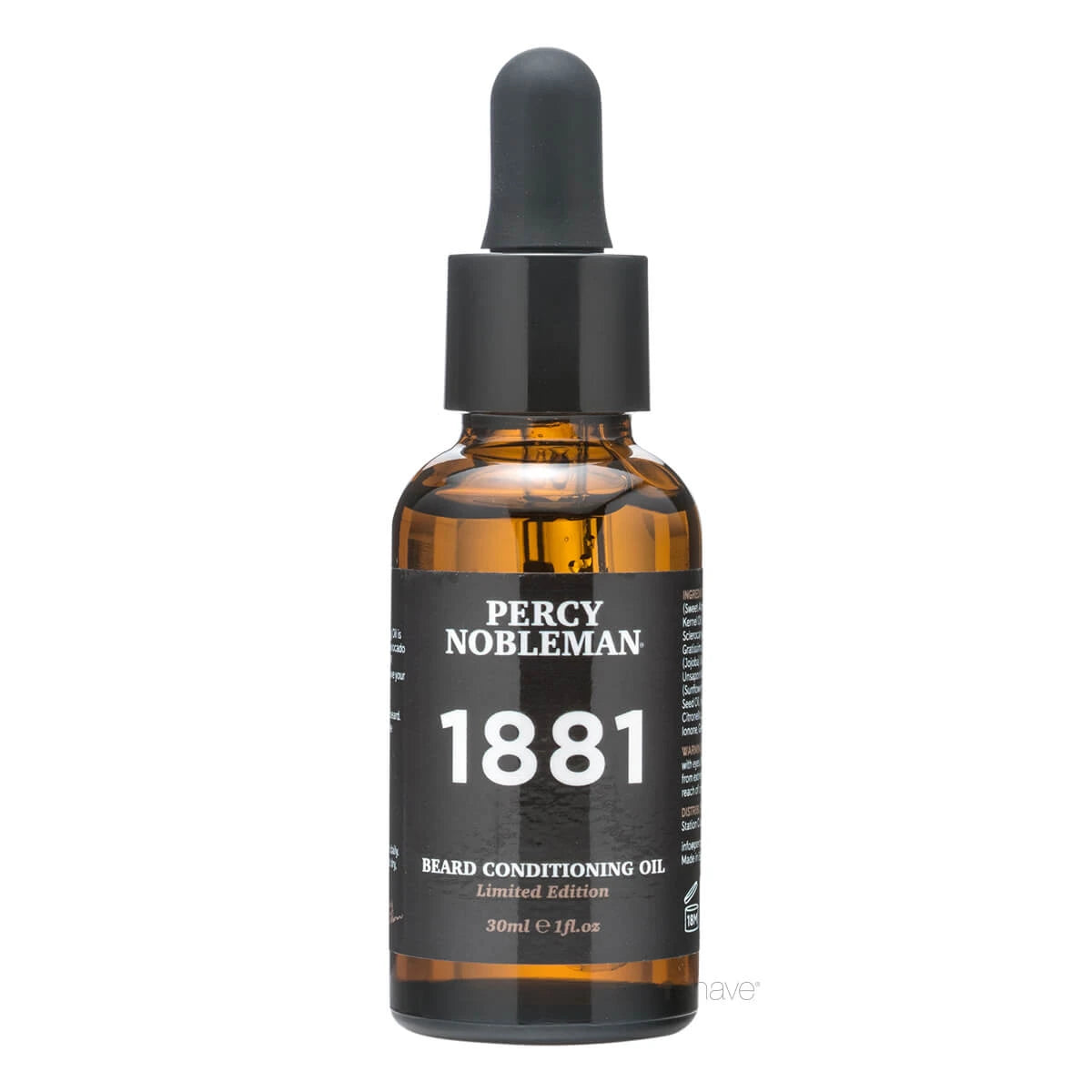 Bartöl, 1881, 30 ml.