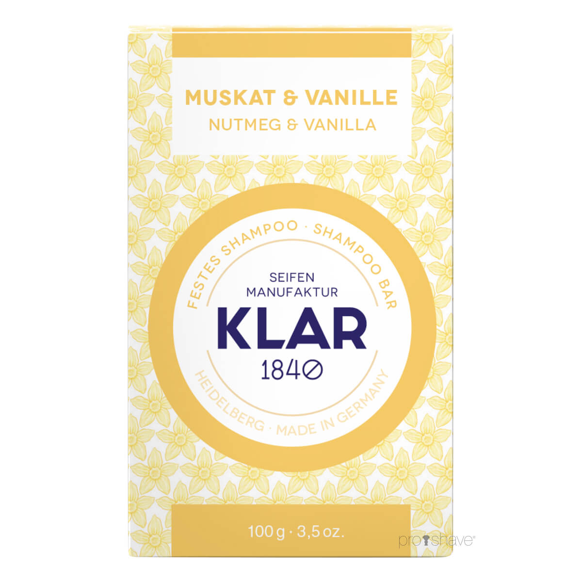 Shampoo Bar, Muskatnuss & Vanille, 100 gr.