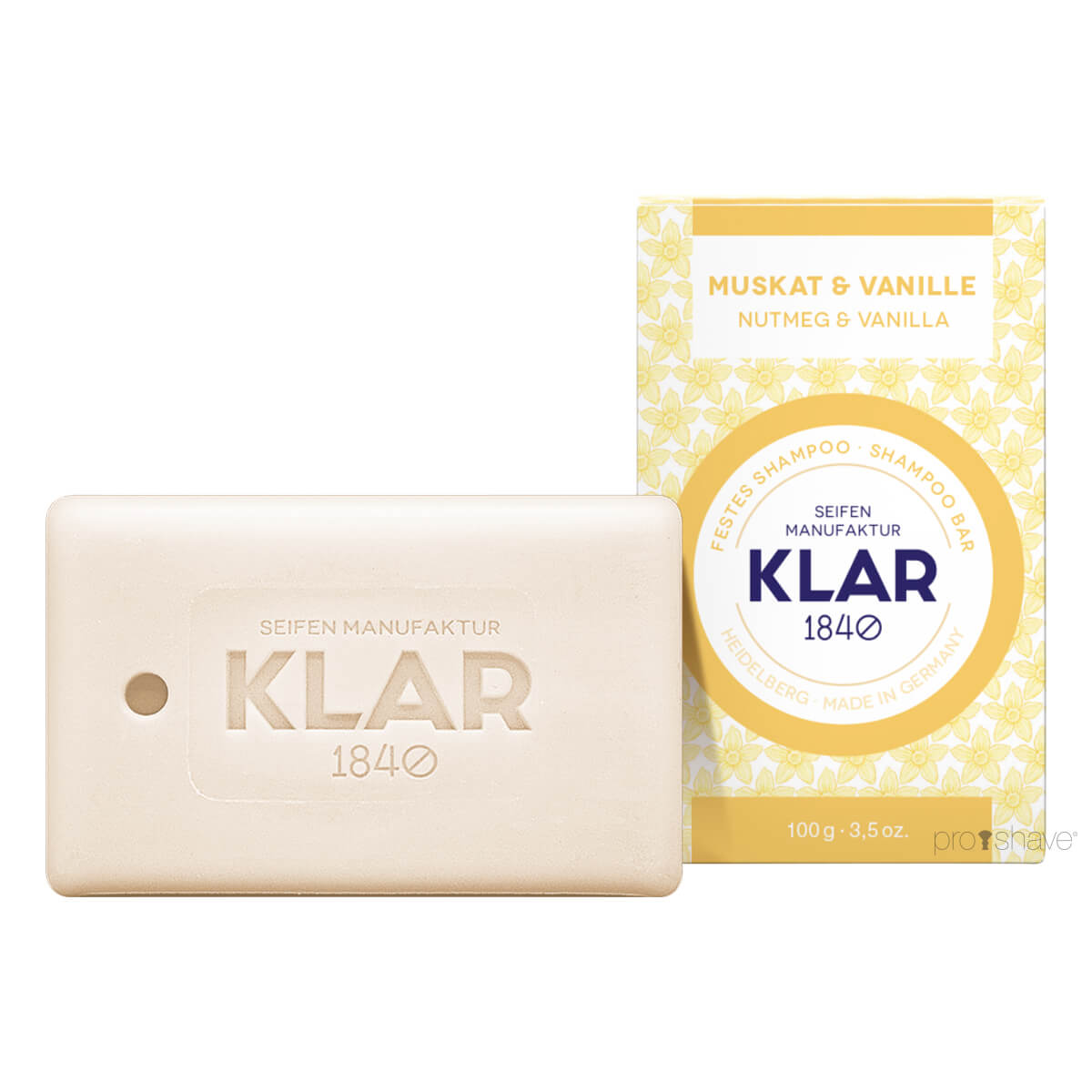 Shampoo Bar, Muskatnuss & Vanille, 100 gr.