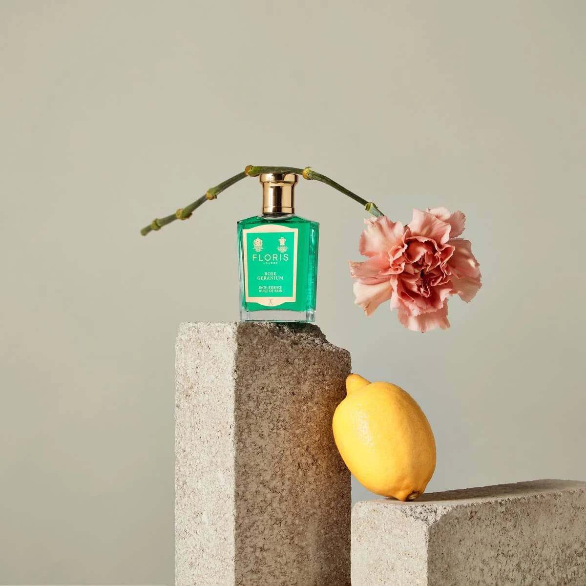 Bade-Essenz mit Rosengeranie, 50 ml.